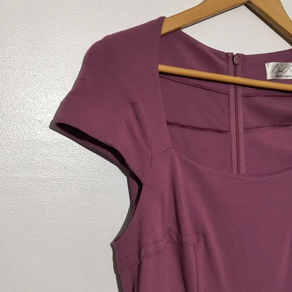 Byron Lars Beauty Mark Plum Dress Size 8 - Picture 5 of 12
